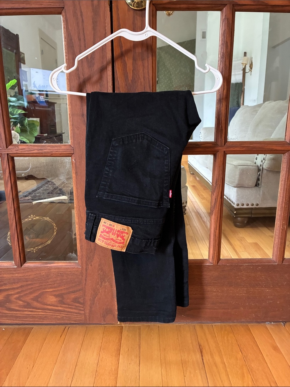 Levi's 511 Men's Black Straight-Leg Jeans